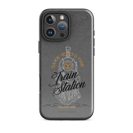 Yellowstone Train Station Tough Phone Case - iPhone - Paramount Shop