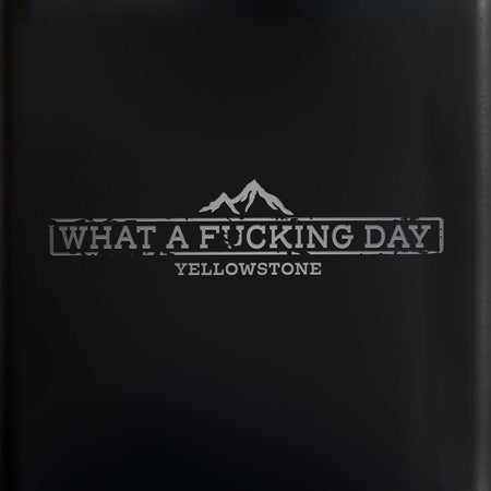 Yellowstone What a F***ing Day Flask - Paramount Shop