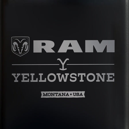 Yellowstone x Ram Matte Flask - Paramount Shop