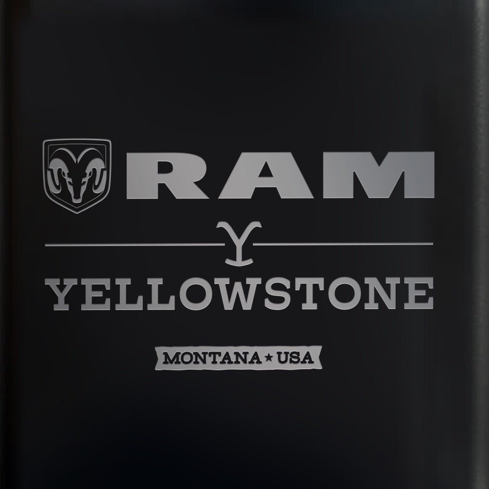 Yellowstone x Ram Matte Flask - Paramount Shop