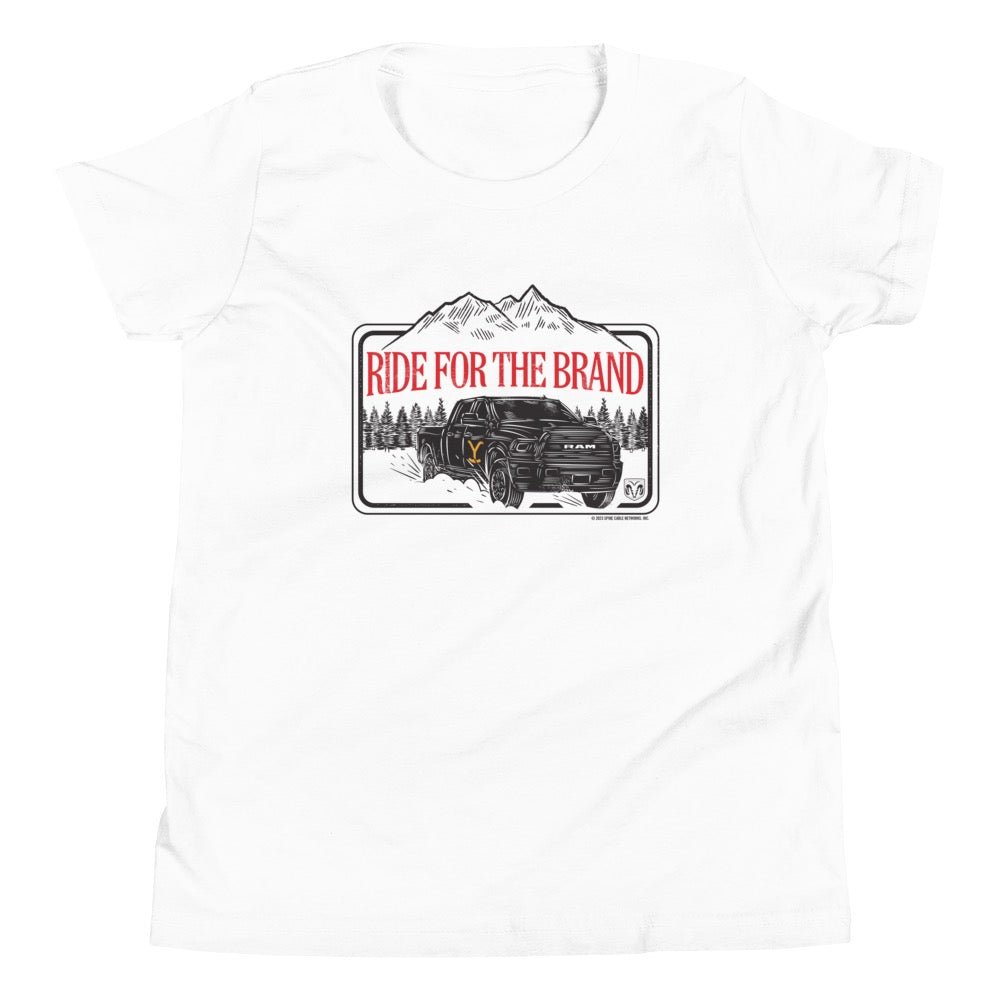 Yellowstone x Ram Ride For The Brand Youth T - Shirt - Paramount Shop