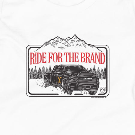 Yellowstone x Ram Ride For The Brand Youth T - Shirt - Paramount Shop