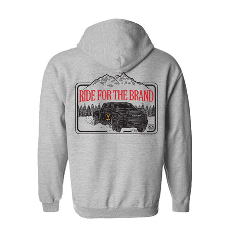 Yellowstone x Ram Ride For The Brand Zip - Up Hoodie - Paramount Shop