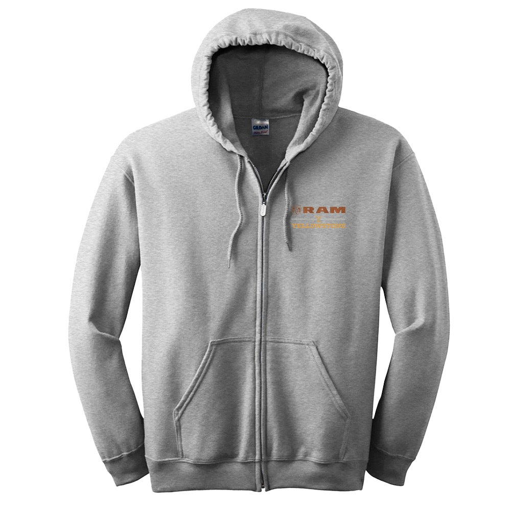 Yellowstone x Ram Ride For The Brand Zip - Up Hoodie - Paramount Shop