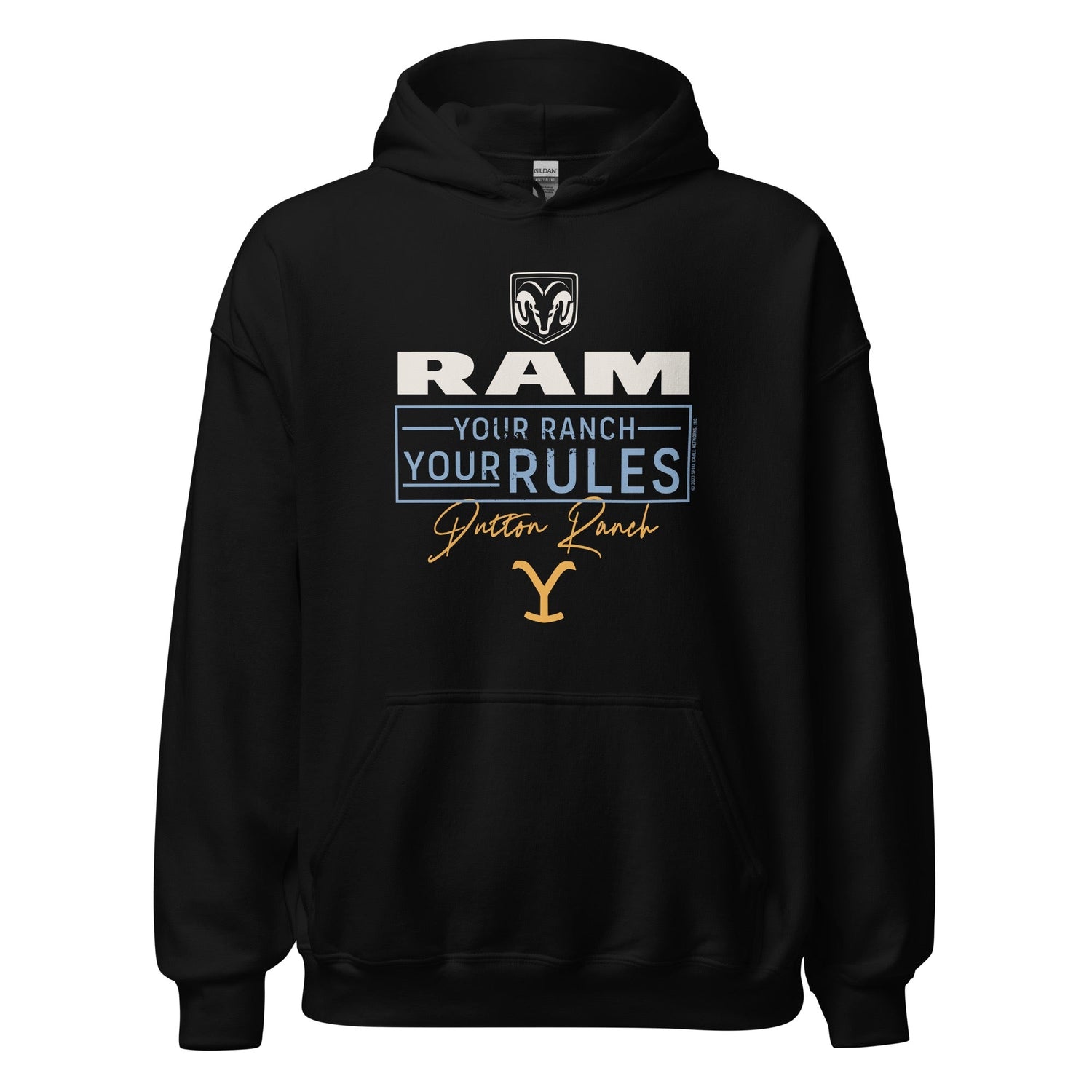 Yellowstone x Ram Your Ranch Your Rules Hoodie - Paramount Shop