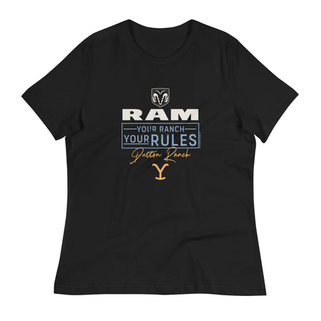 Yellowstone x Ram Your Ranch Your Rules Women's T - Shirt - Paramount Shop