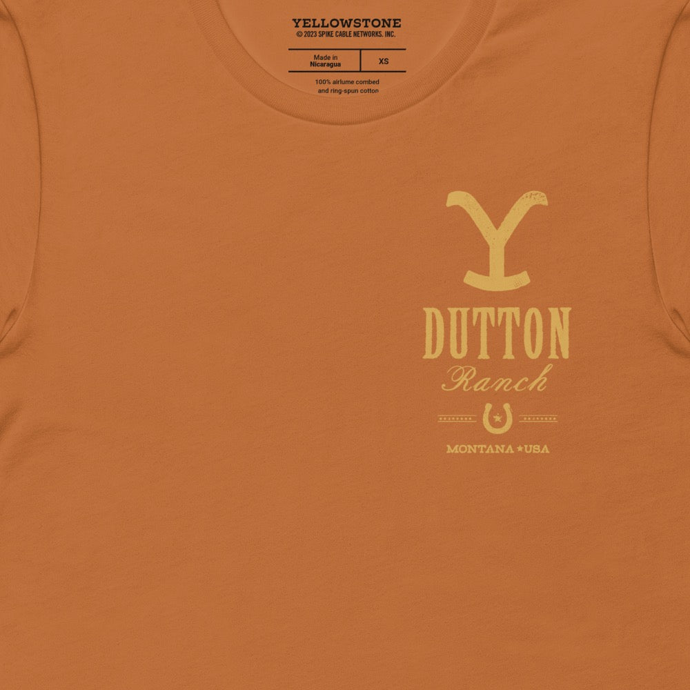 Yellowstone Y Dutton Ranch T - Shirt - Paramount Shop