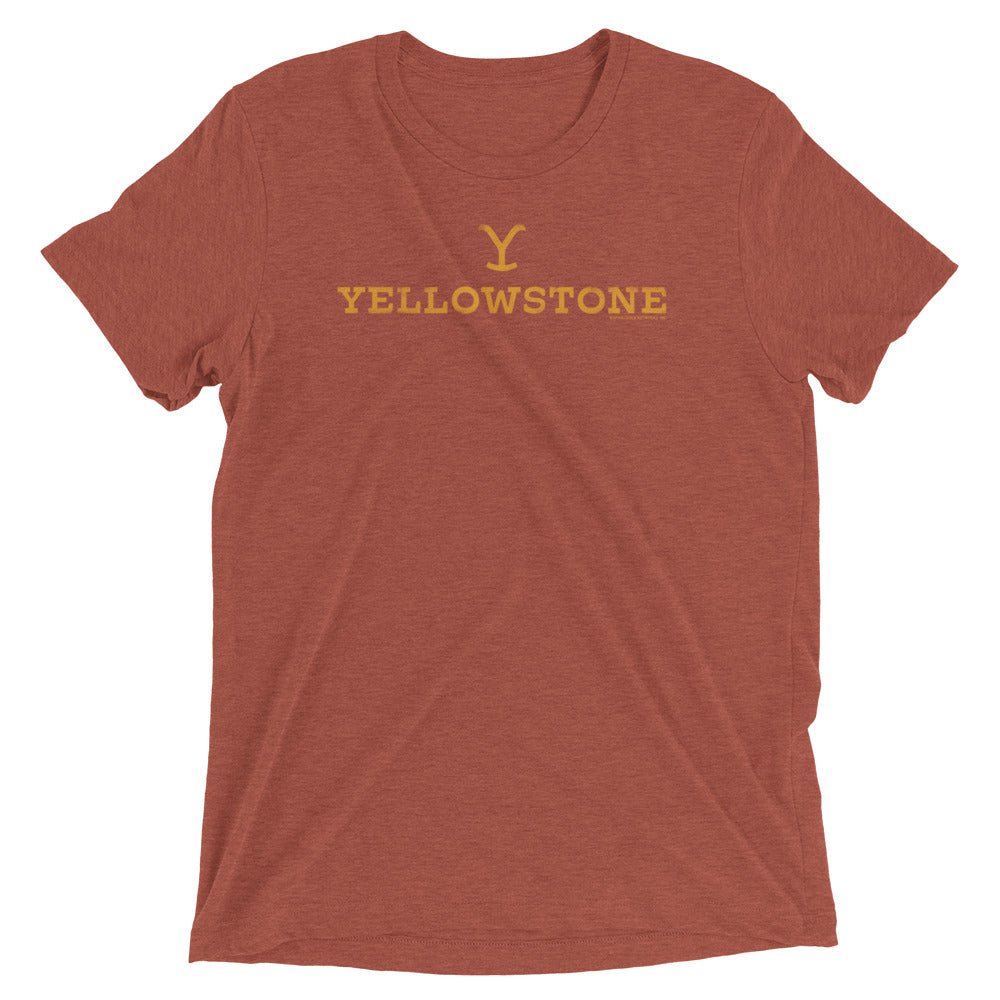 Yellowstone Y Logo Adult Tri - Blend T - Shirt - Paramount Shop