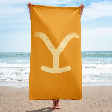 Yellowstone Y Logo Beach Towel - Paramount Shop