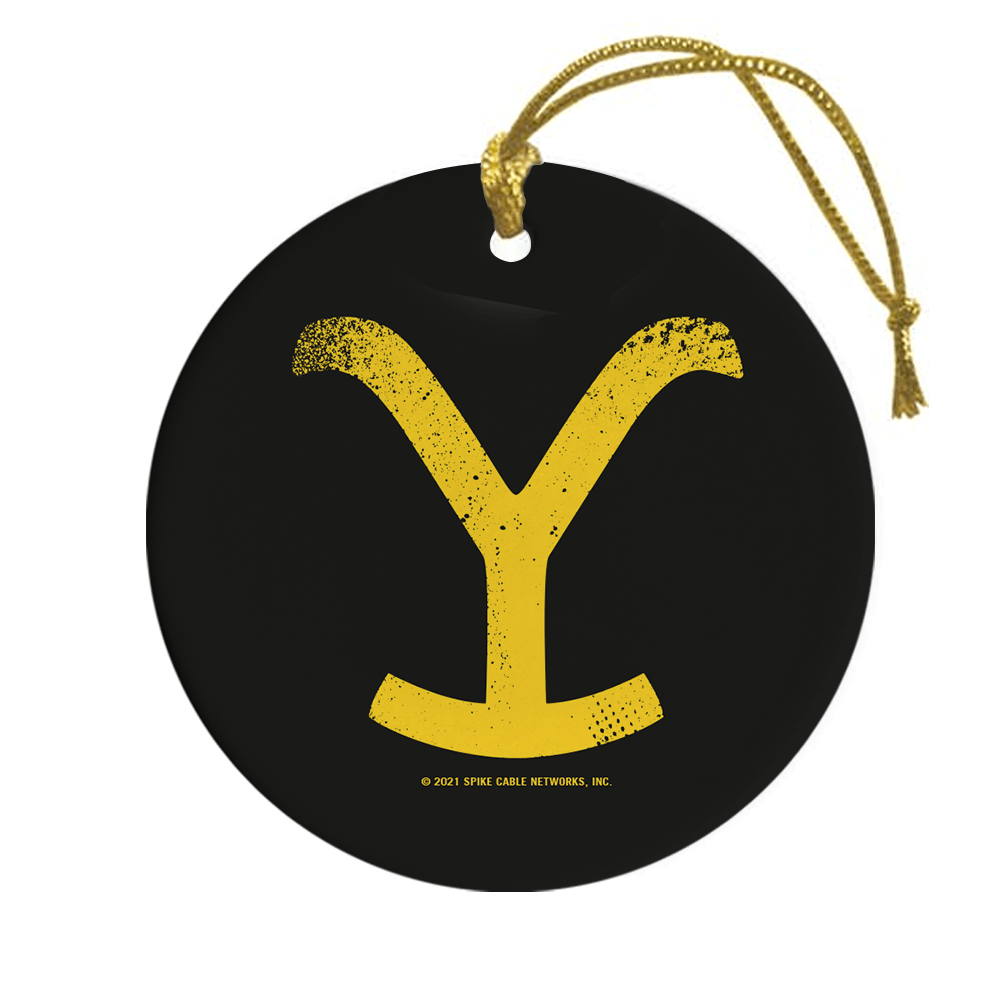 Yellowstone Y Logo Double - Sided Ornament - Paramount Shop