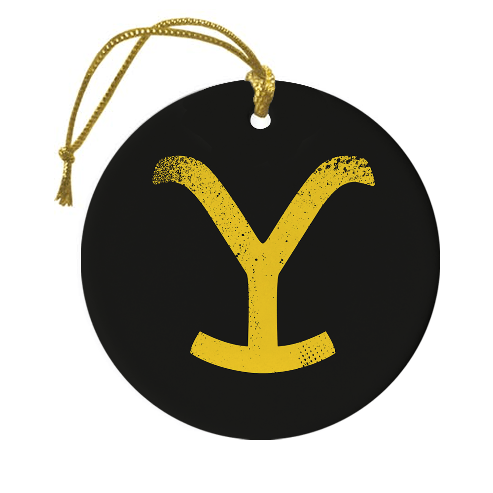Yellowstone Y Logo Double - Sided Ornament - Paramount Shop