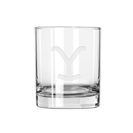 Yellowstone Y Logo Rocks Glass - Paramount Shop