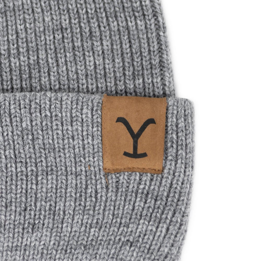 Yellowstone Y Logo Unisex Acrylic Knit Beanie - Paramount Shop