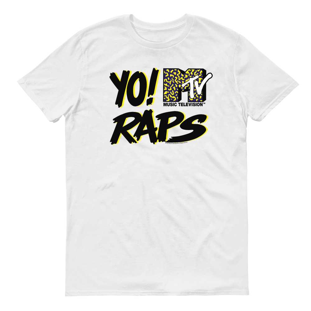 Yo! MTV Raps Logo Adult Short Sleeve T - Shirt - Paramount Shop