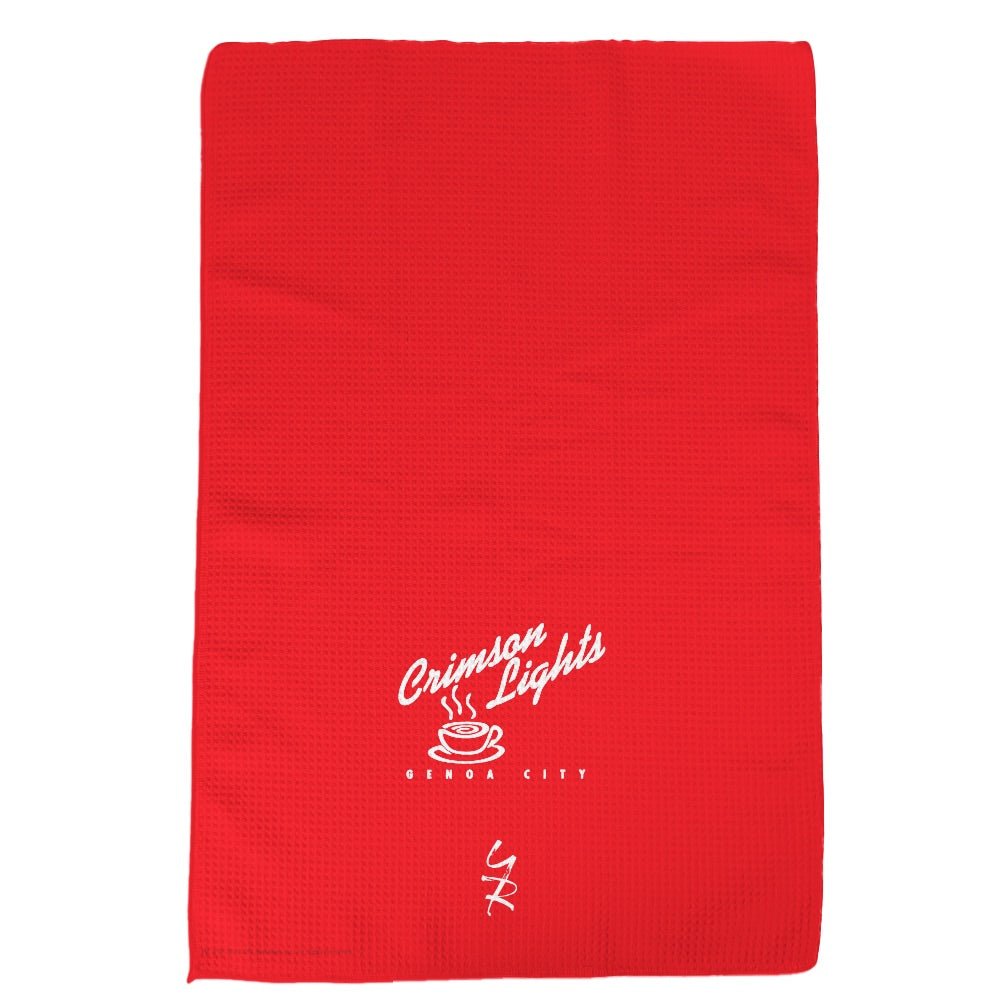 Young and the Restless Crimson Lights Kitchen Towel - Paramount Shop