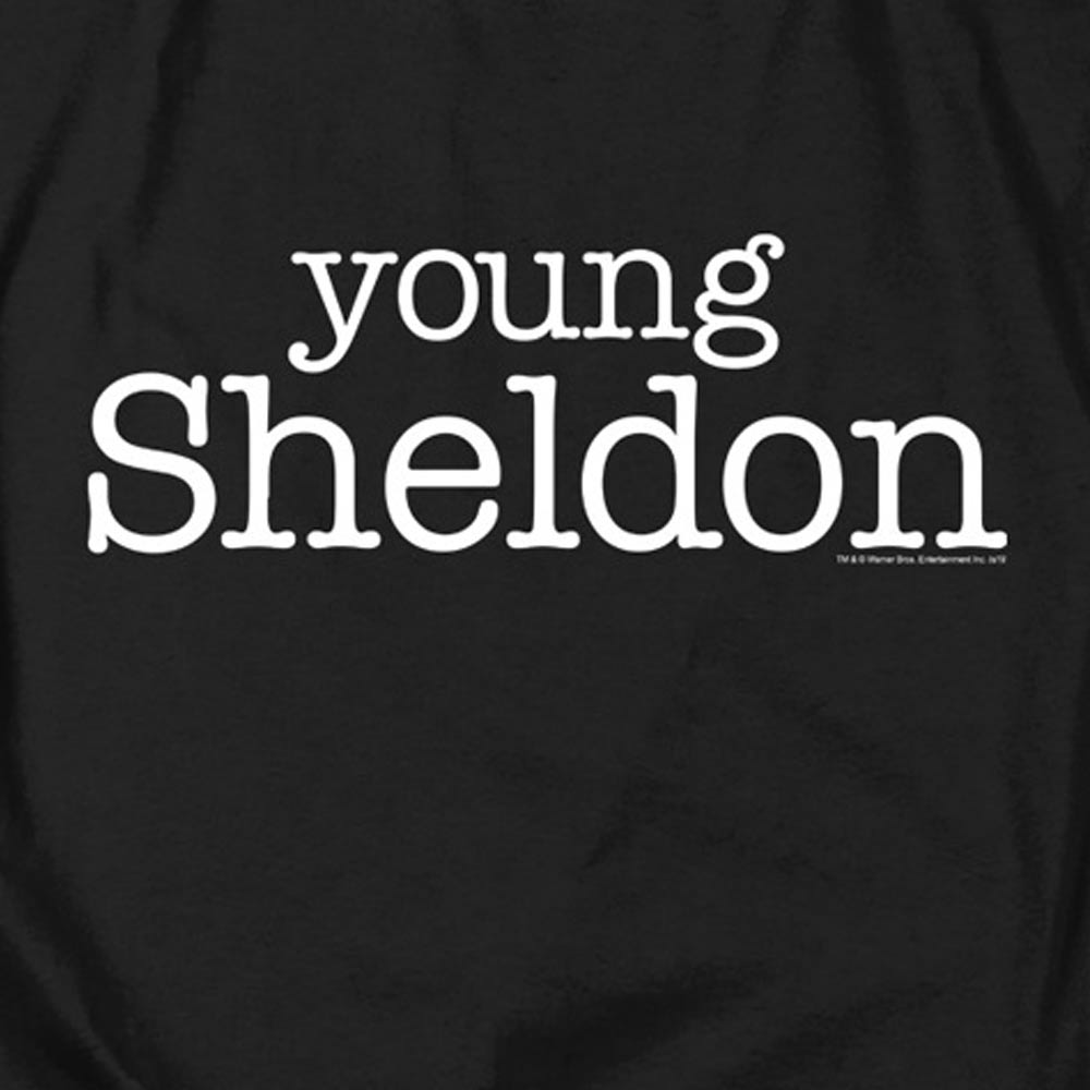Young Sheldon Logo Adult Short Sleeve T - Shirt - Paramount Shop