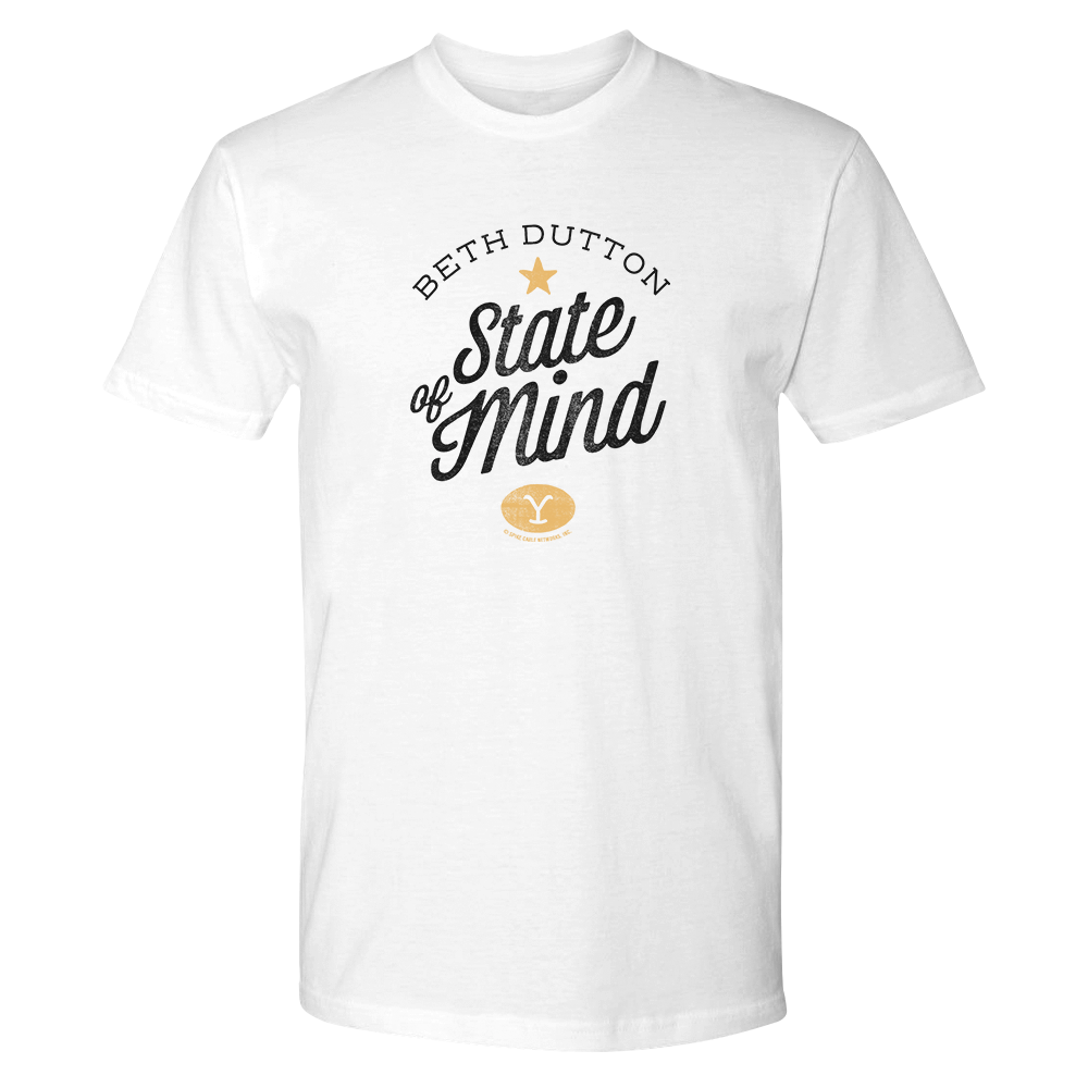Yellowstone Beth Dutton State of Mind Adult Short Sleeve T-Shirt