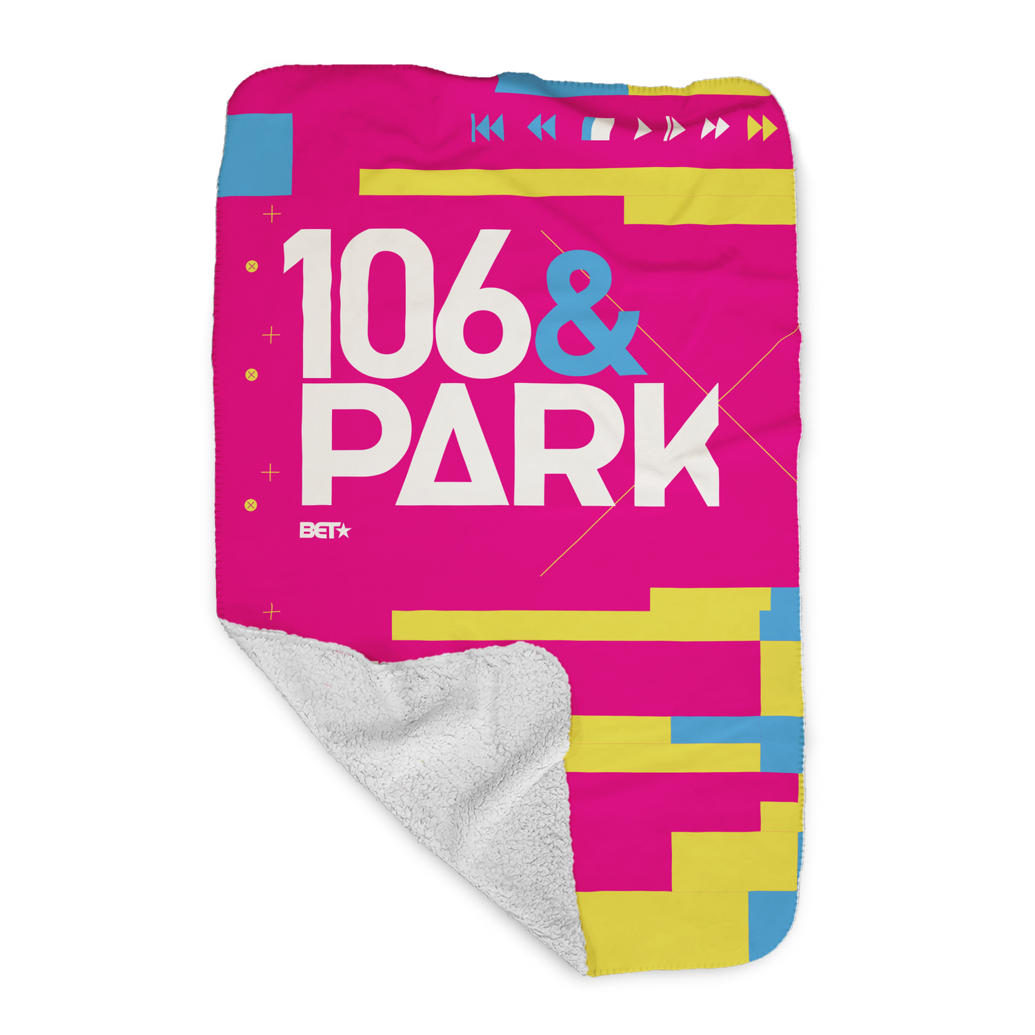 106 & Park Composition Sherpa Blanket