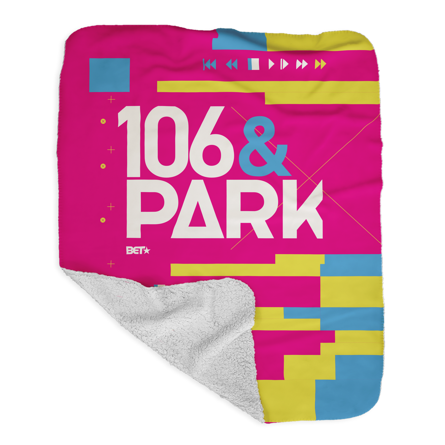 106 & Park Composition Sherpa Blanket