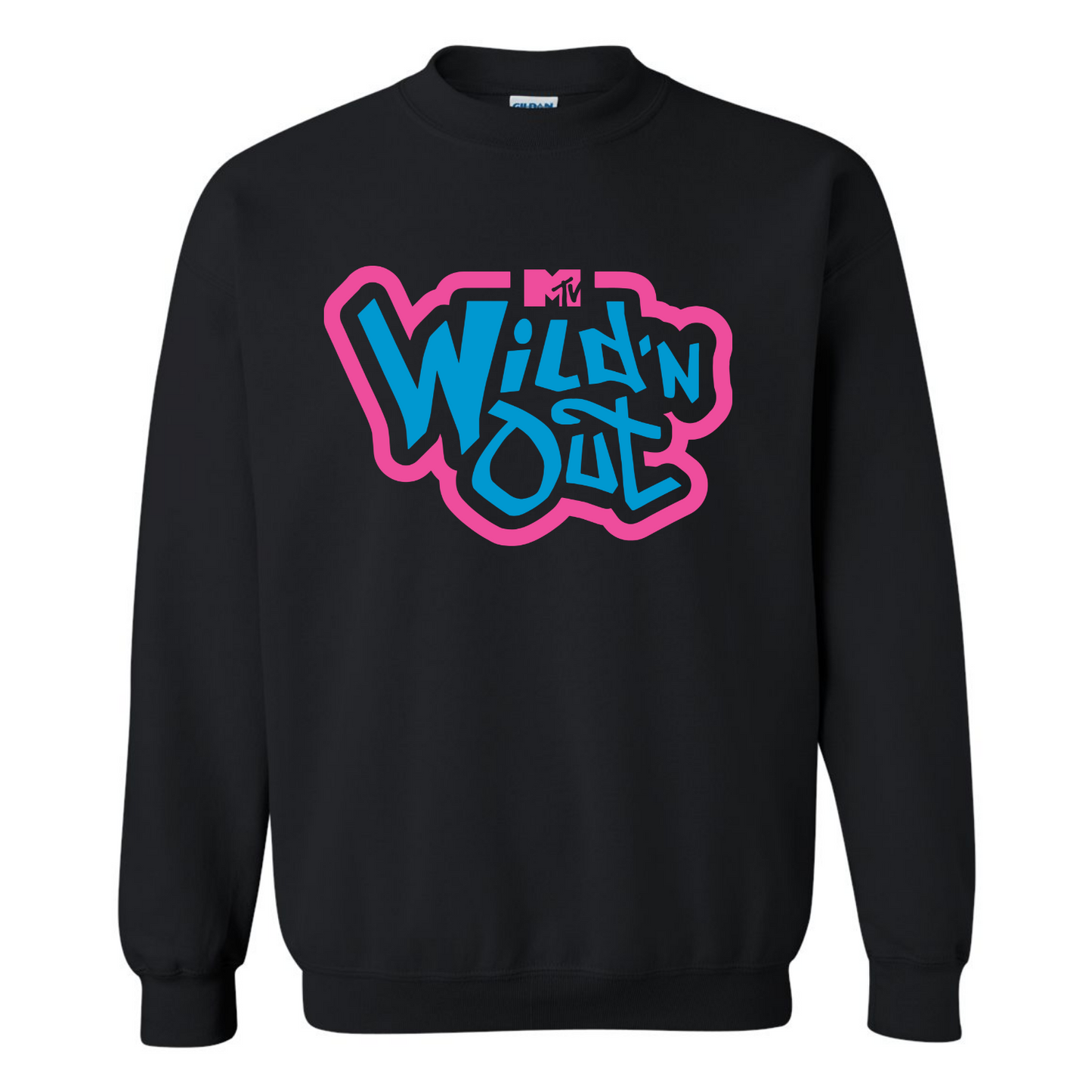 Wild 'N Out Neon Old School Adult Crew Neck Sweatshirt