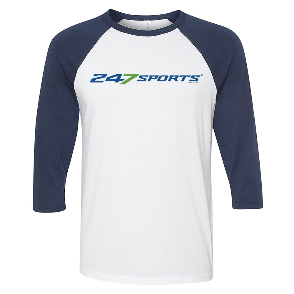 247 Sports Logo 3/4 Sleeve Baseball T-Shirt