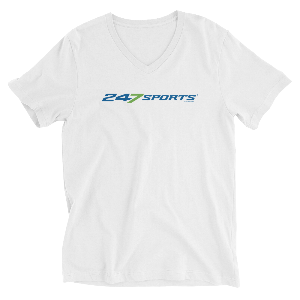 247 Sports Logo V-Neck Short Sleeve T-Shirt