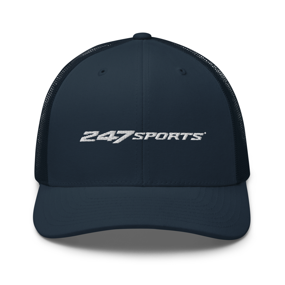 247 Sports White Logo Retro Trucker Hat