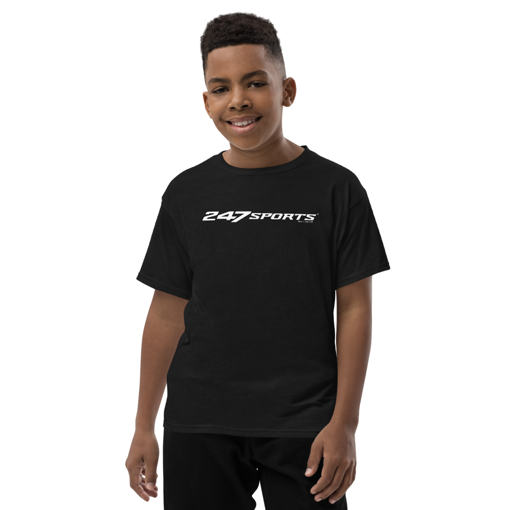 247 Sports White Logo Kids Premium T-Shirt