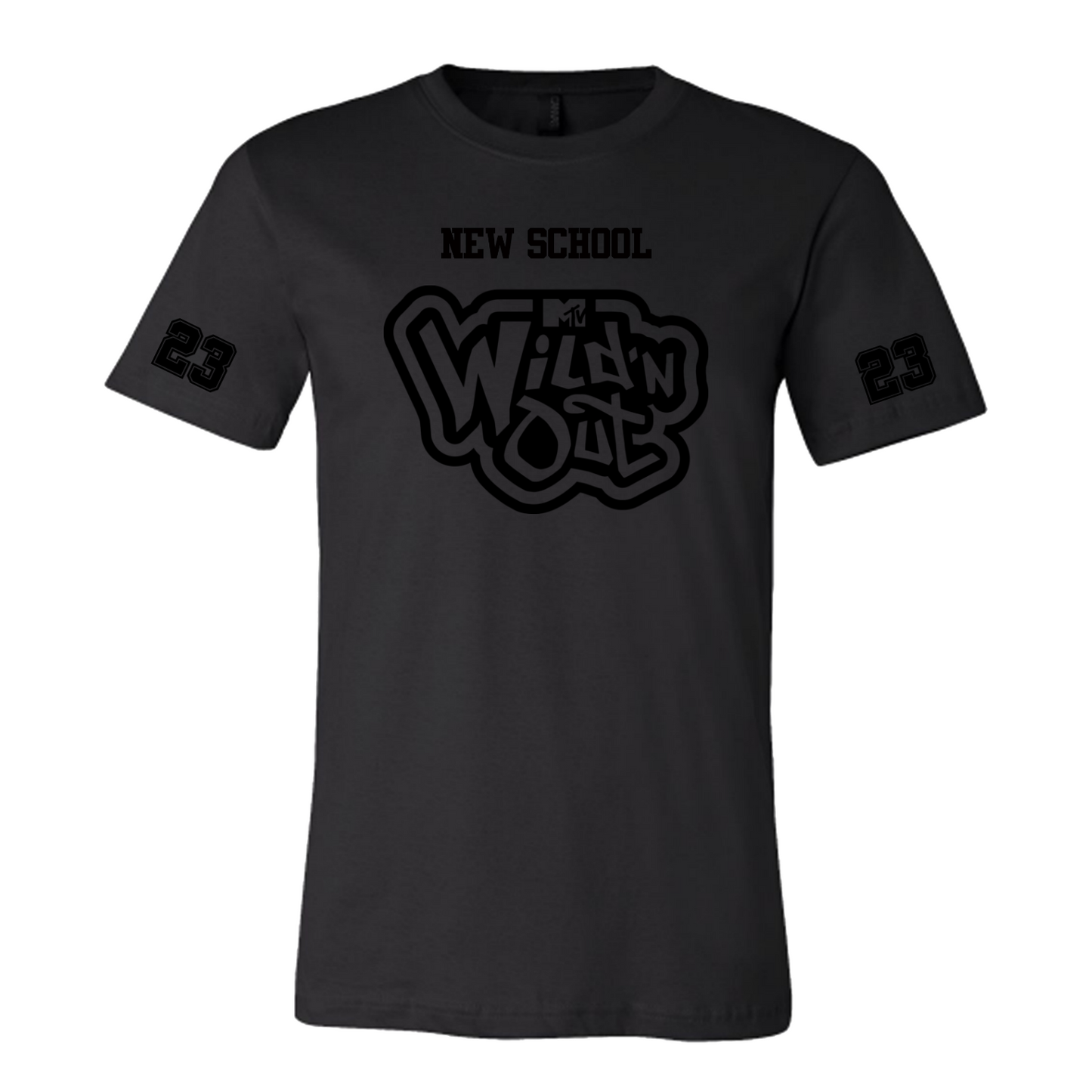Wild 'N Out T-Shirt à manches courtes New School noir sur noir