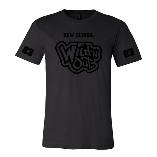 Wild 'N Out Black on Black New School Short Sleeve T-Shirt