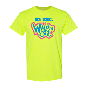 Wild 'N Out Neon Yellow New School Adult Short Sleeve T-Shirt