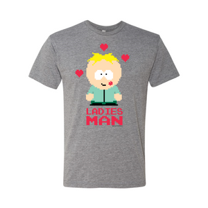 South Park 8-Bit Butters Damen Mann Kurzarm T-Shirt