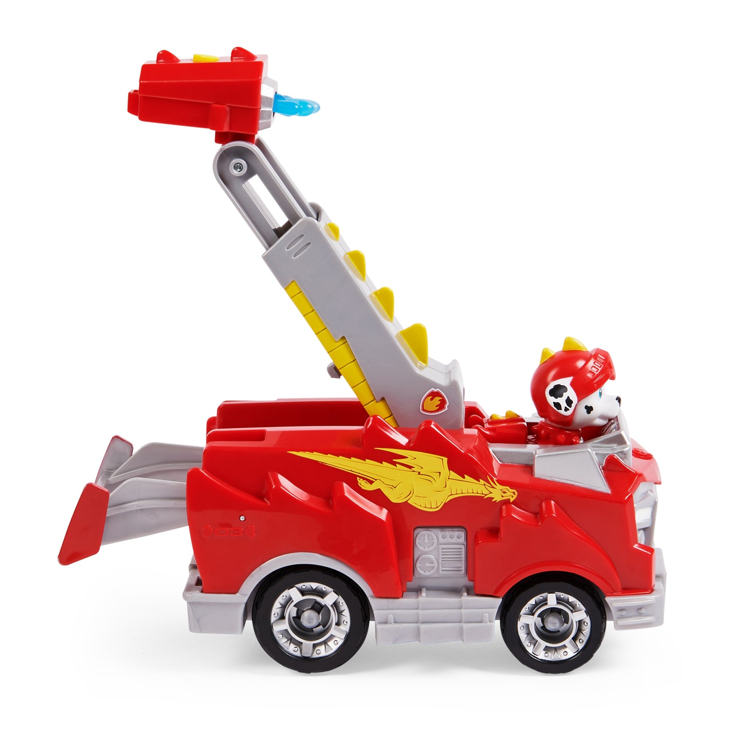 Paw Patrol, Rescue Knights Rubble - Coche de juguete transformable con  figura de acción coleccionable, juguetes para niños a partir de 3 años