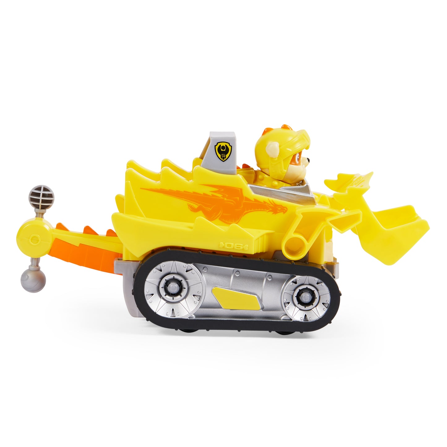 PAW PatrolRescue Knights Rubble Transforming Toy Car mit Sammlerstück Action Figur, Kinder Spielzeuge für 3 Jahre und älter