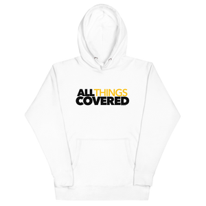 All Things Covered Podcast Logo Adult Fleece Hooded Sweatshirt