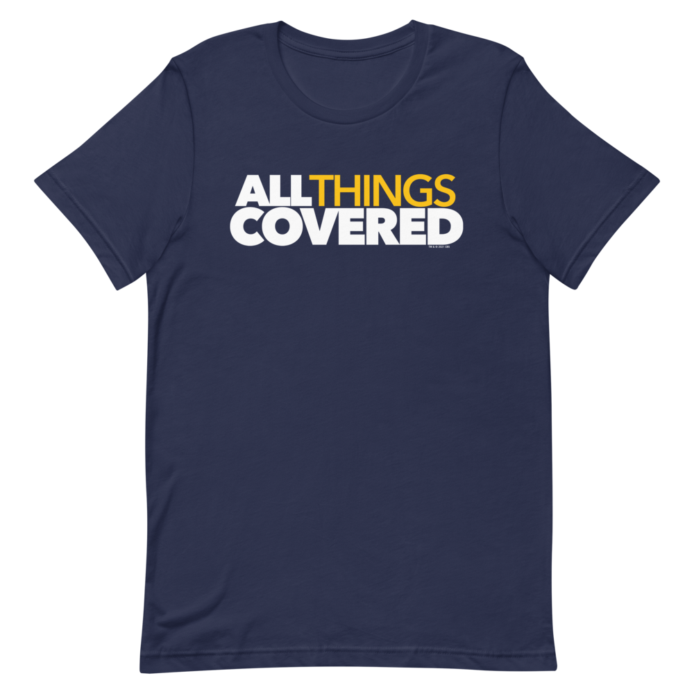 All Things Covered Podcast White Logo Adult Short Sleeve T-Shirt