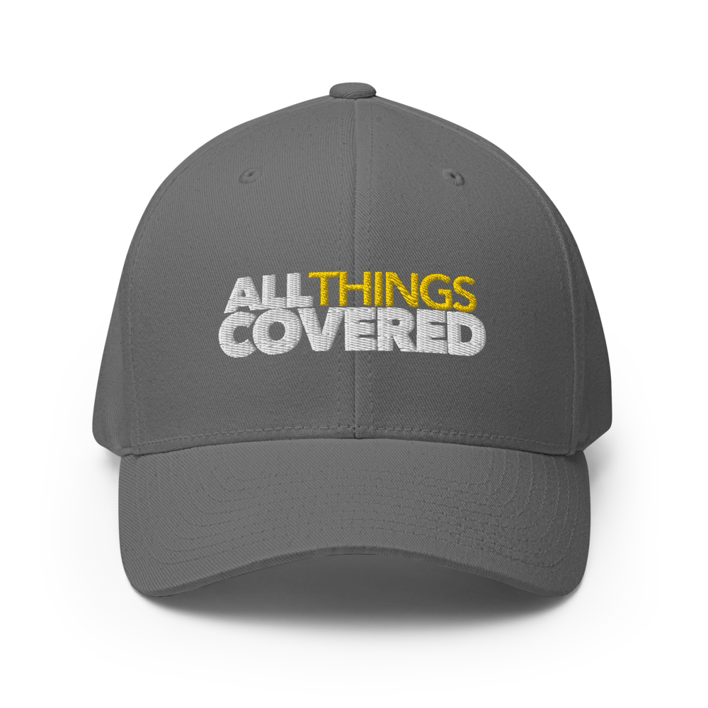All Things Covered Podcast White Logo Embroidered Hat