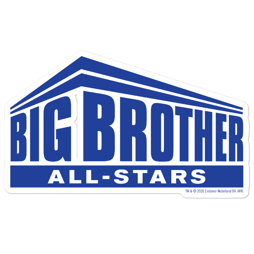 Big Brother All-Stars Logo Gestanzter Aufkleber