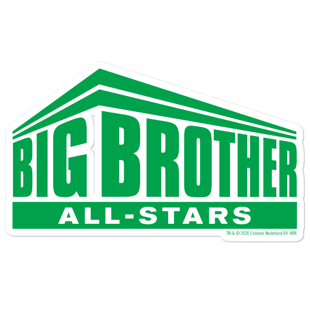 Big Brother All-Stars Logo Paquete de adhesivos troquelados