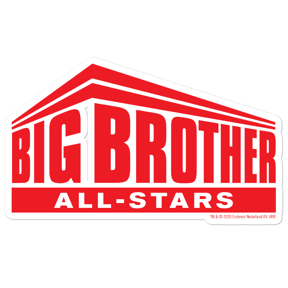 Big Brother All-Stars Logo Gestanzter Aufkleber