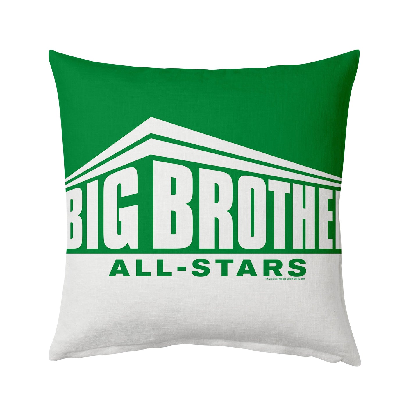 Big Brother All Stars Color Block Logo 16" x 16" Oreiller de plaidoirie