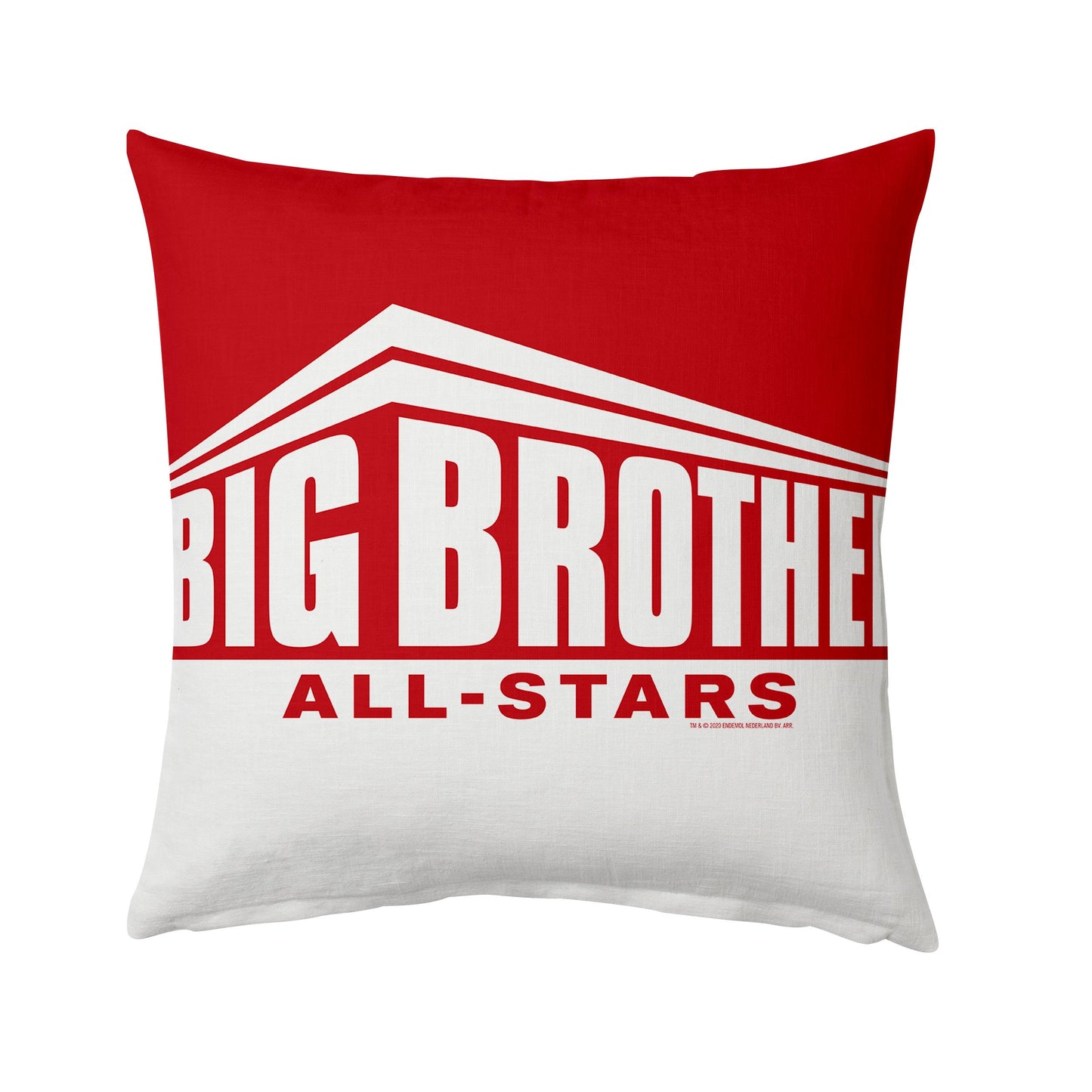 Big Brother All Stars Color Block Logo 16" x 16" Oreiller de plaidoirie