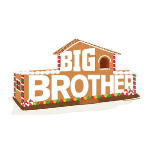 Big Brother Gingerbread House Logo 11 oz Two-Tone Mug
