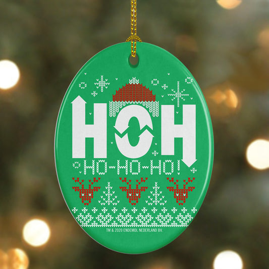 Big Brother Holiday HOH Oval Doily Ornament
