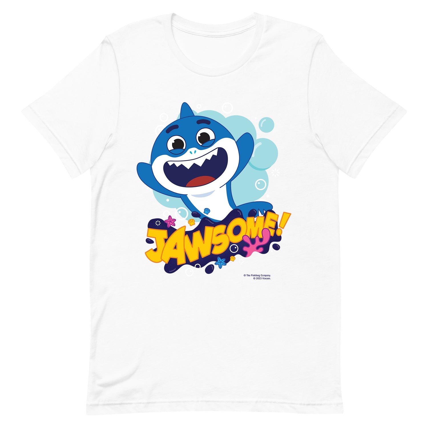 Baby Shark's Big Show Daddy Shark Personalized Adult Short Sleeve T-Shirt