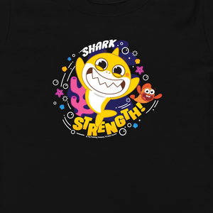 Baby Shark Shark Strength Toddler Short Sleeve T-Shirt