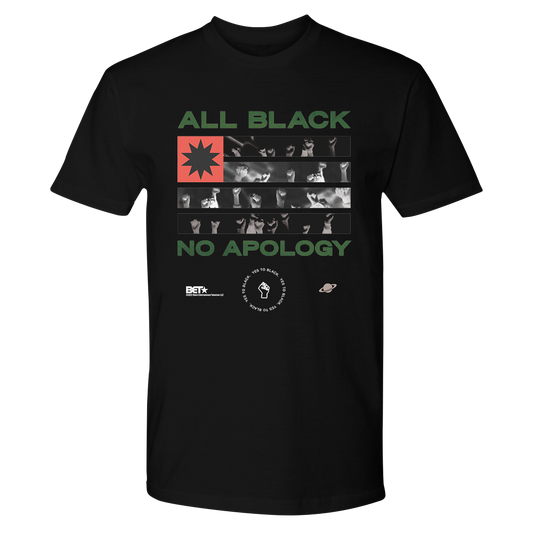 BET All Black Adult Short Sleeve T-Shirt