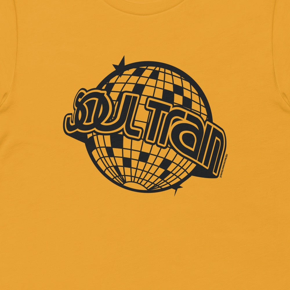 Soul Train Disco Ball Adult Short Sleeve T-Shirt