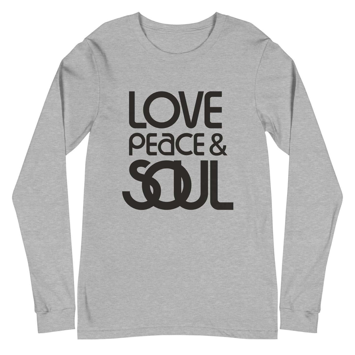 Soul Train Tee-shirt à manches longues Love Peace and Soul