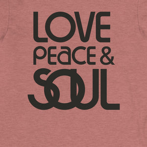 Soul Train Love Peace and Soul Langarm-T-Shirt